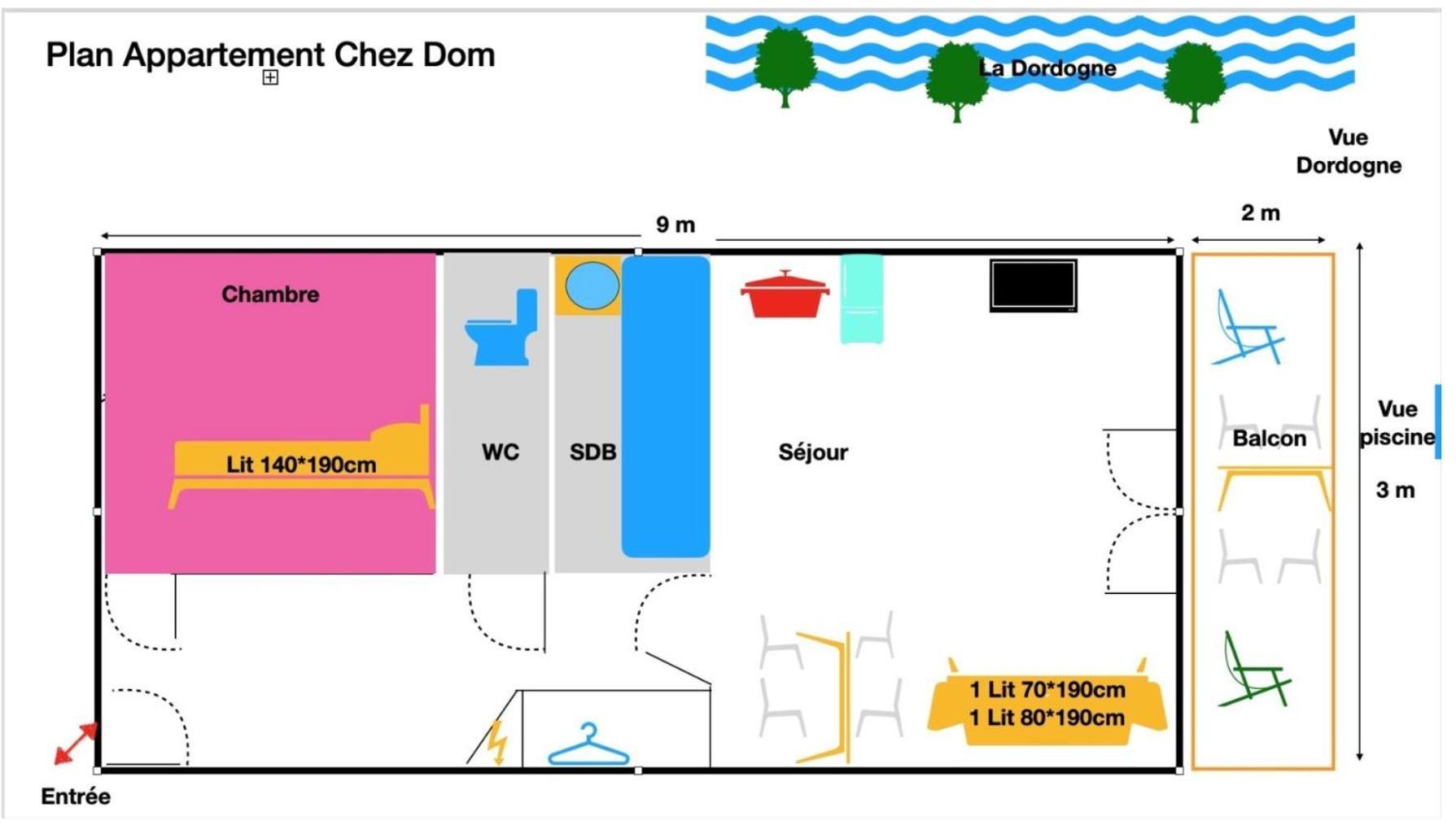 Ferienwohnung *A Setting Between Dordogne And Swimming Pool* Argentat Exterior foto